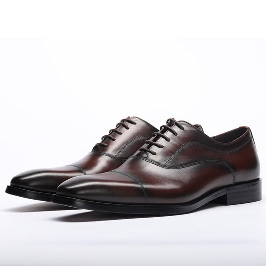 Business Formal Three-Joint Men's Korean Leather Shoes