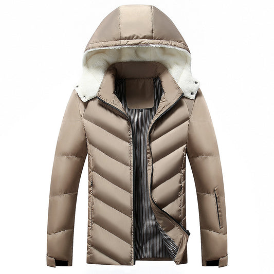 Men's Fashion Casual Cold-proof Cotton-padded Clothing