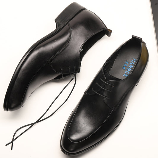 Formal Leather Shoes British Pointed Business