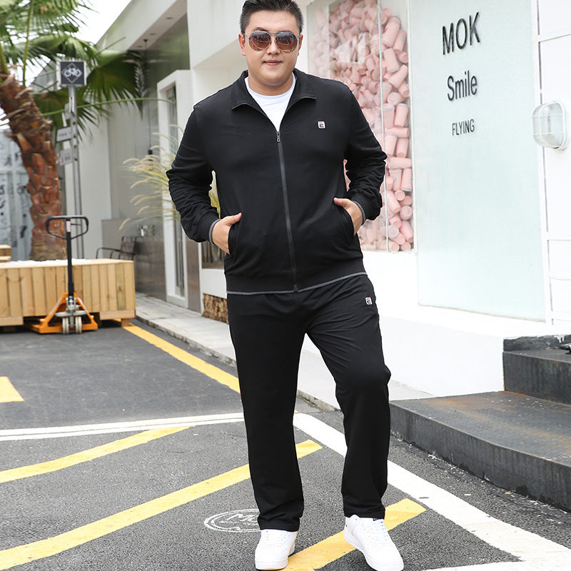 Tracksuit Men Set Autumn Clothes Plus Size Jacket Sport