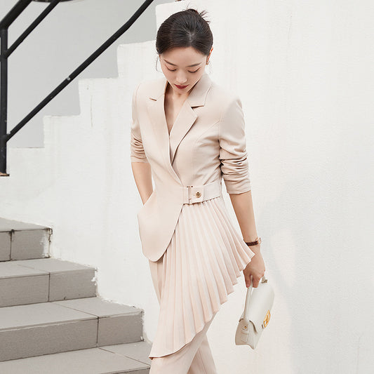 Korean Fashion Temperament President Formal Dress Small Suit Two-piece