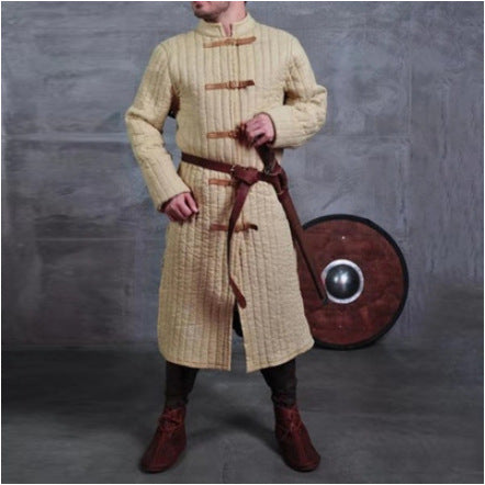 Medieval Warrior's Thermal Protective Clothing Stage Drama Costume