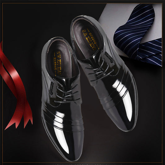 Men's casual business formal leather shoes