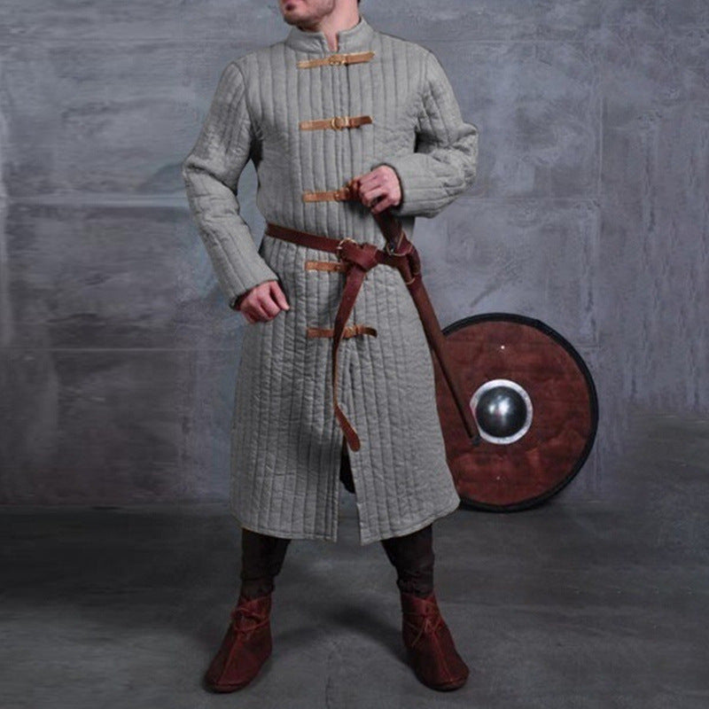 Medieval Warrior's Thermal Protective Clothing Stage Drama Costume