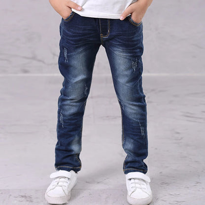 Kids Denim Clothes Pants Children Wears Clothing Long Bottoms Baby Boy Skinny Jeans Trousers