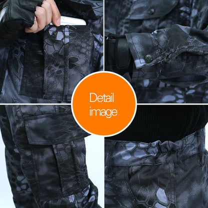 Men's Spring And Summer Soft and Thin Outdoor Camouflage Suit