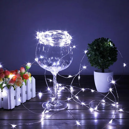 Wine Bottle Lamp Kit Spark Starry String Lights For Wedding Party Decor 20 Led