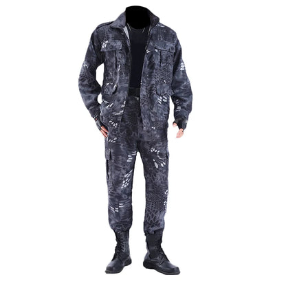 Men's Spring And Summer Soft and Thin Outdoor Camouflage Suit