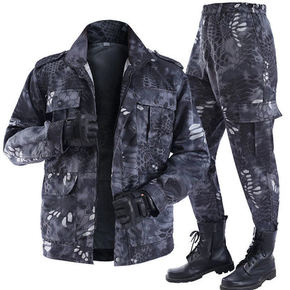 Men's Spring And Summer Soft and Thin Outdoor Camouflage Suit