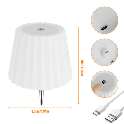 Cordless Table Lamp Touch Control