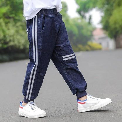 Kids Denim Clothes Pants Children Wears Clothing Long Bottoms Baby Boy Skinny Jeans Trousers