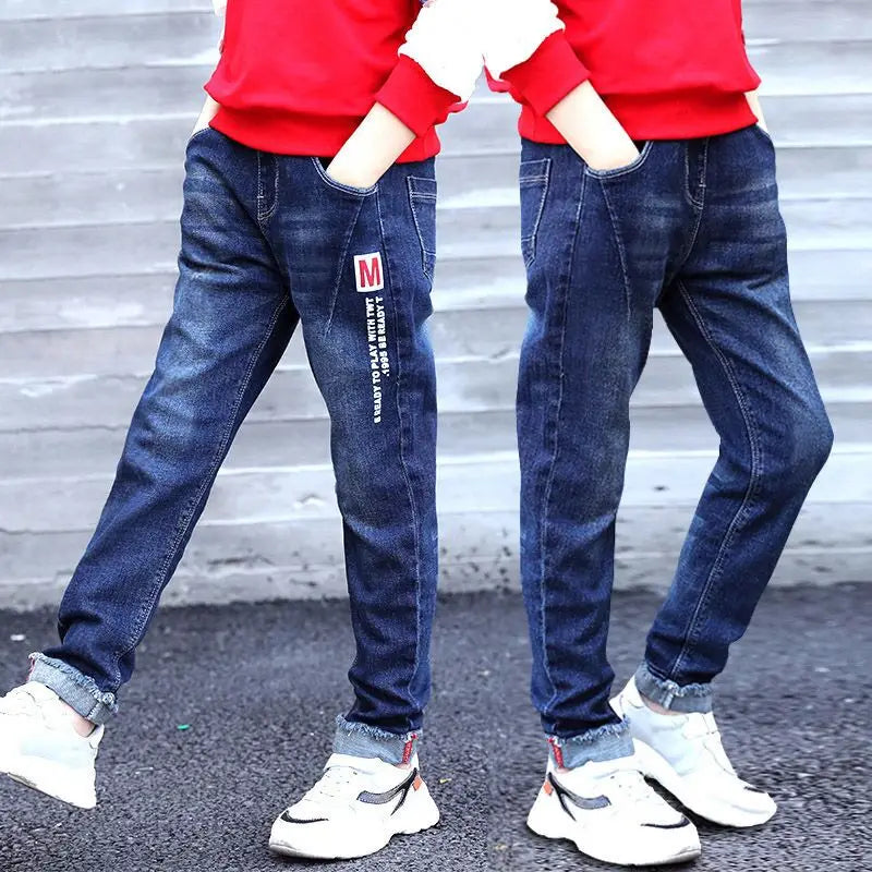 Kids Denim Clothes Pants Children Wears Clothing Long Bottoms Baby Boy Skinny Jeans Trousers