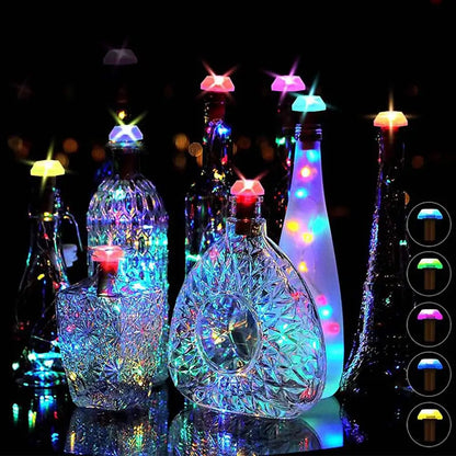 Bottle Lights Extra-long Decorative Plastic Solar-Powered Fairy Light