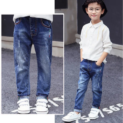 Kids Jeans Pants Children Wears Denim Kids Trousers Bottoms 4 5 6 7 8 9 10 11 Years