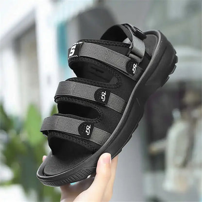 Round Tip Summer Man's Original Sandals Luxury Walking Shoes Novelty Slippers Sneakers Sport Out Minimalist Sabot