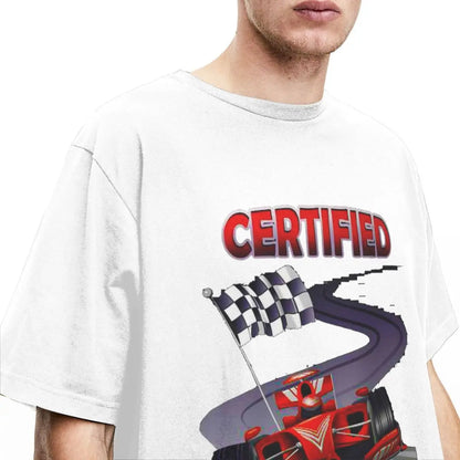 Certified Racist Accessories T-Shirt for Men Women Novelty Cotton