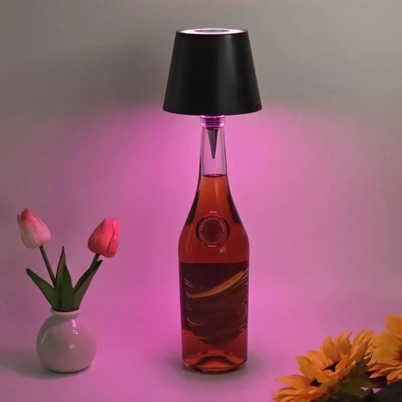 Portable Charging Decorative Bottle Lamp For Bar Cafe Atmosphere Night Light