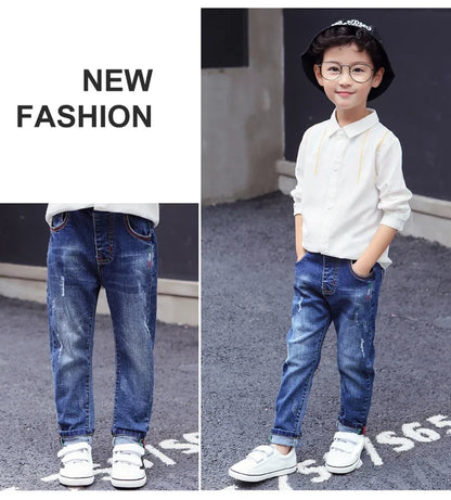 Kids Jeans Pants Children Wears Denim Kids Trousers Bottoms 4 5 6 7 8 9 10 11 Years