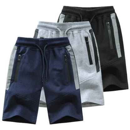 New Children's Sport Summer Shorts Zip-Pocket Wear