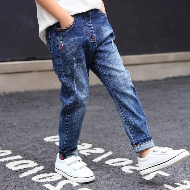 Kids Jeans Pants Children Wears Denim Kids Trousers Bottoms 4 5 6 7 8 9 10 11 Years