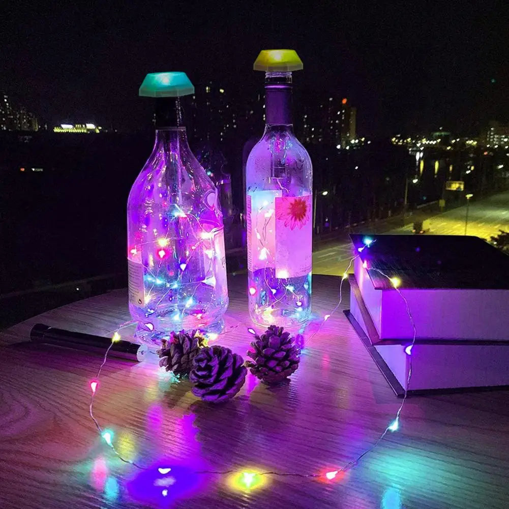 Bottle Lights Extra-long Decorative Plastic Solar-Powered Fairy Light